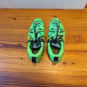 Nike Kids Vibrant Green and Black cleats
